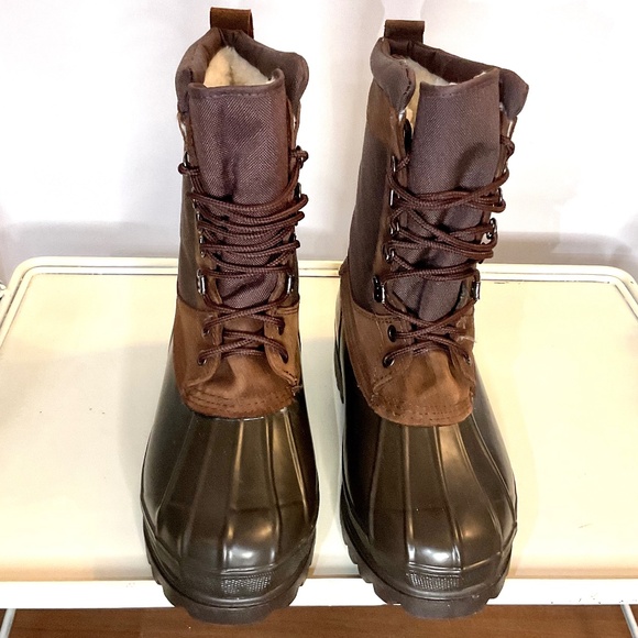 Eddie Bauer Winter Rain Duck Boots Size 10 - Picture 3 of 12